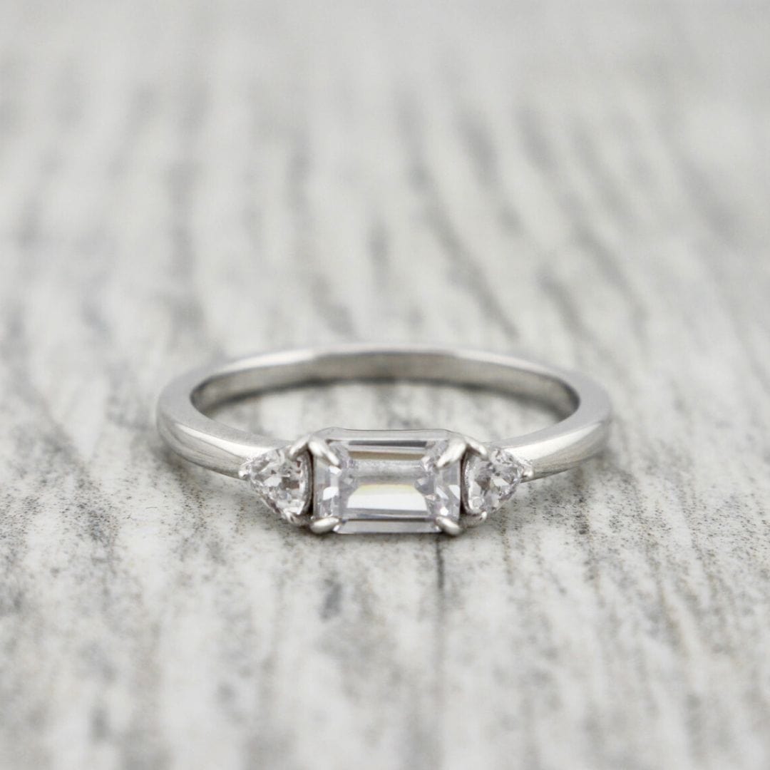 Bague Prisme en argent sterling